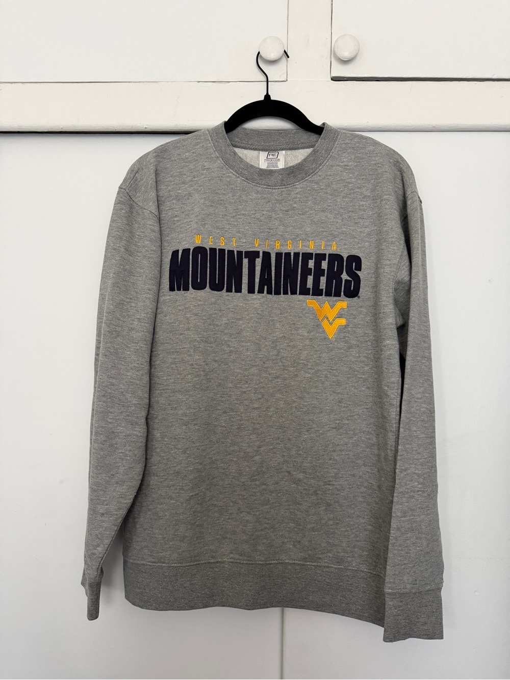 WVU Mountaineers Gray Crewneck Sweatshirt